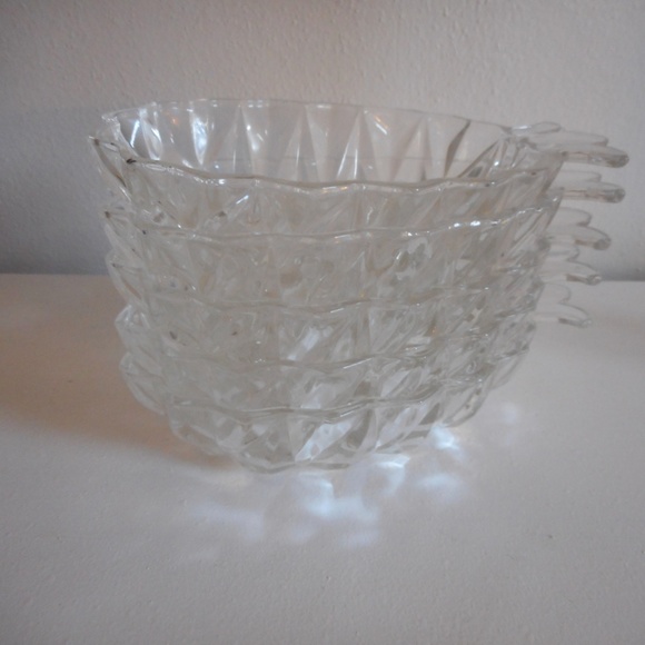 Vintage Pressed Glass Pineapple bowl dish Jewelry - Picture 6 of 7